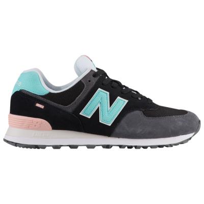 New Balance Futócipő Férfi 574 Fekete/Világos Zöld,PNK12469